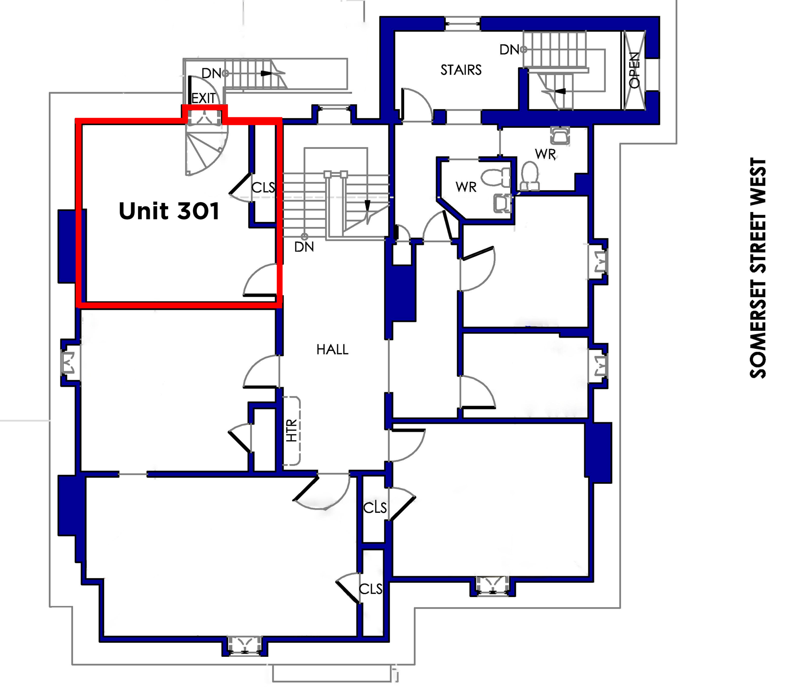 236 Metcalfe Street, Unit 301 floor plan