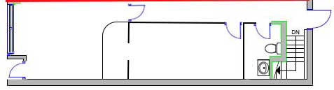 49 William Street, Unit B floor plan